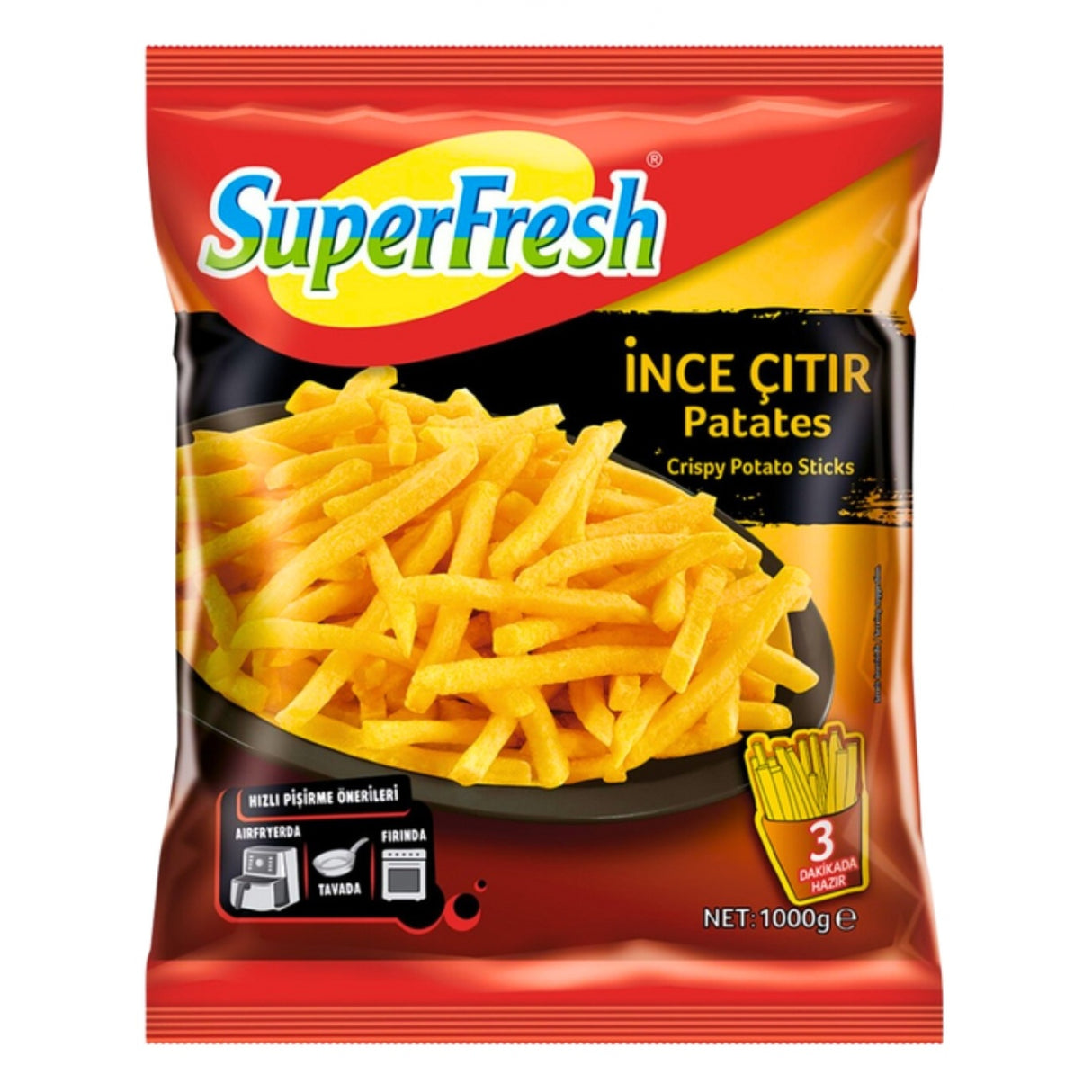SuperFresh Crispy Potato Sticks 1000g