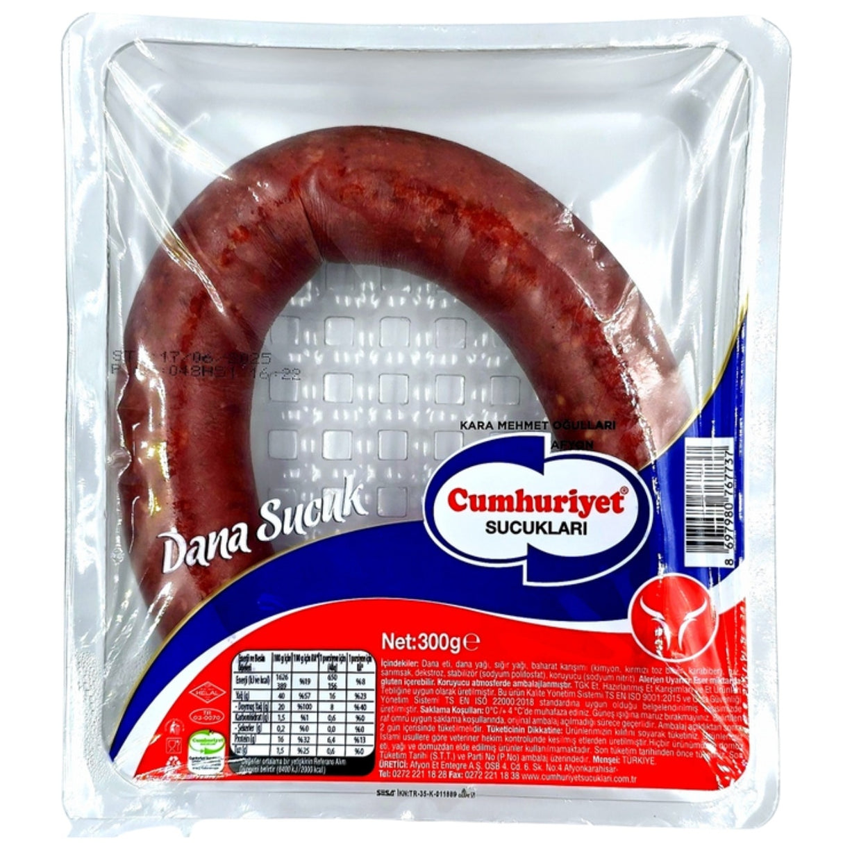 Cumhuriyet Sucuk 300g