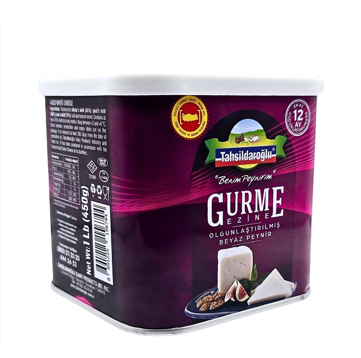 Tahsildaroglu 450g Gurme Ezine Full Fat White Cheese