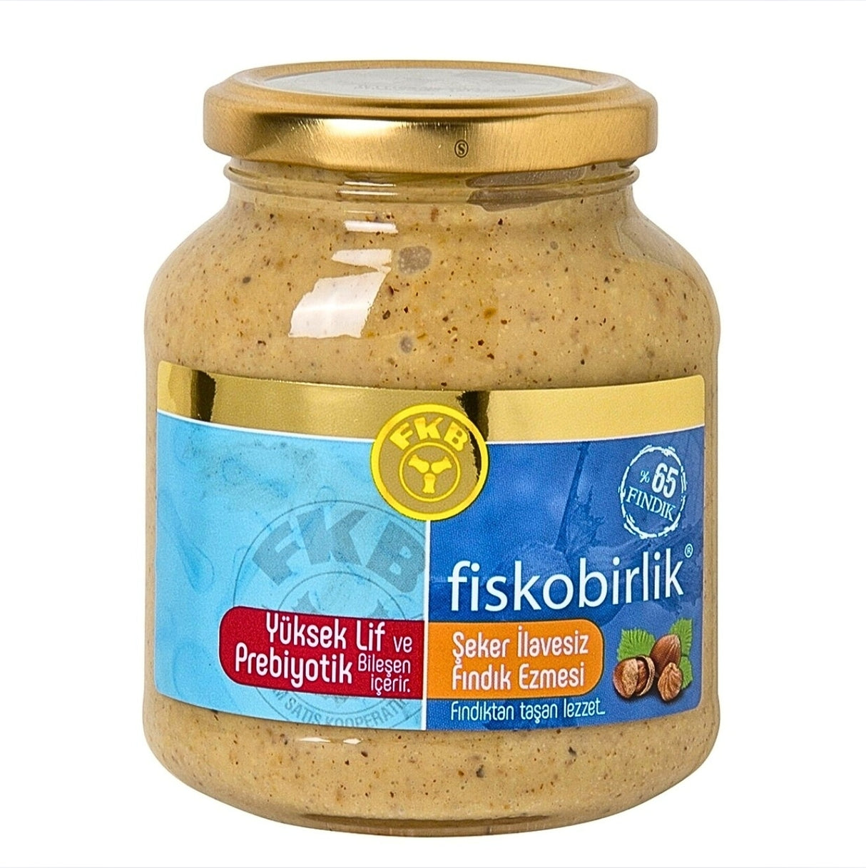 Fiskobirlik Hazelnut Paste Zero Sugar 300g