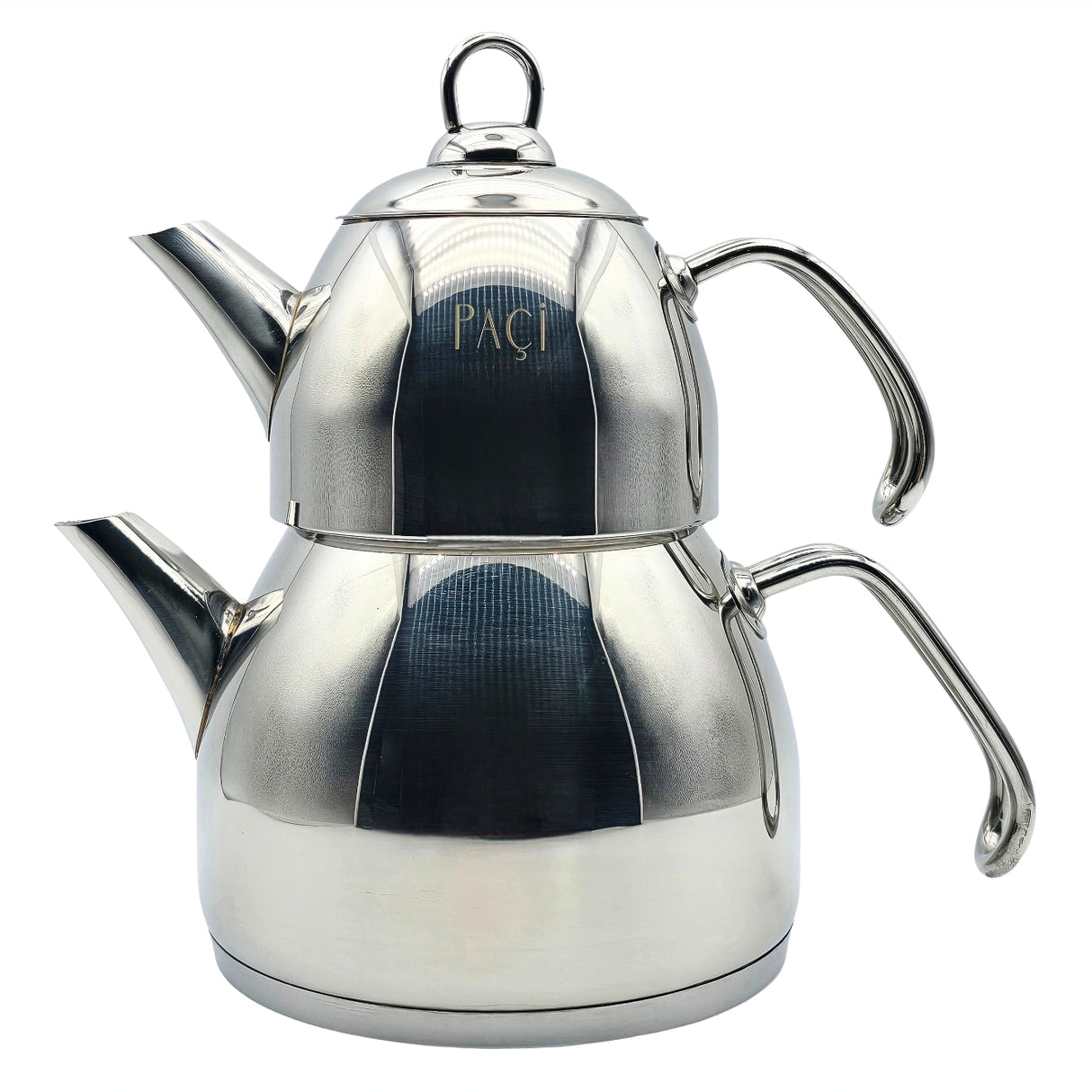 Paci Aleda Stainless Steel Handle 304 Steel Turkish Teapot