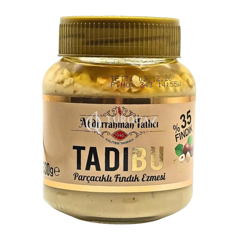 Abdurrahman Tatlici Tadibu Hazelnut Spread 330g Cacao Hazelnut piece