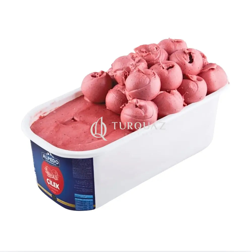Alpedo Strawberry Ice Cream 4Kg - Alpedo Strawberry Ice Cream 4Kg