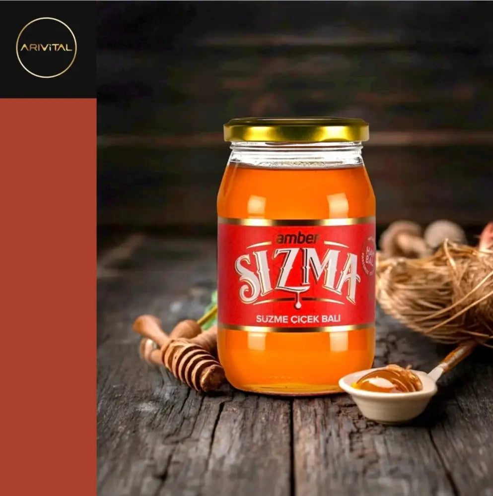 Amber Sizma Strained Flower Honey 450g - Amber Karakovan Luqiud Honey 450g