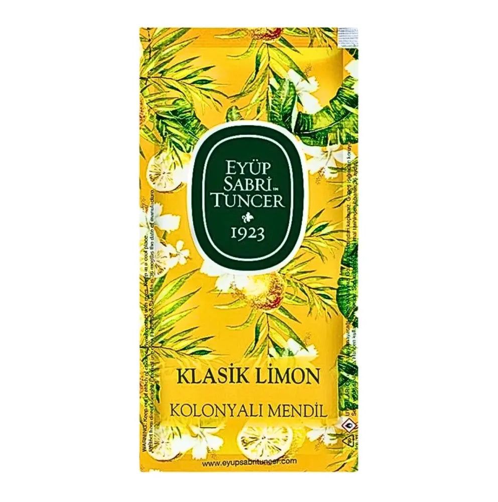 Eyup Sabri Tuncer Classic Lemon Cologne Towel 150pcs (Small Size) Eyup Sabri Tuncer Classic Lemon Cologne Towel 150