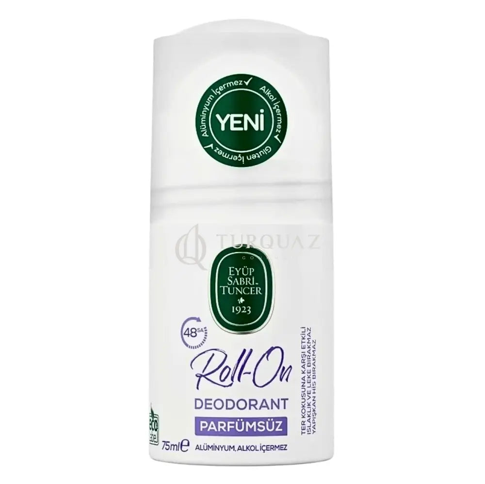 Eyup Sabri Tuncer Unscented 75ml Roll-On Deodorant Eyup Sabri Tuncer Unscented 75 ml Roll-On Deodorant