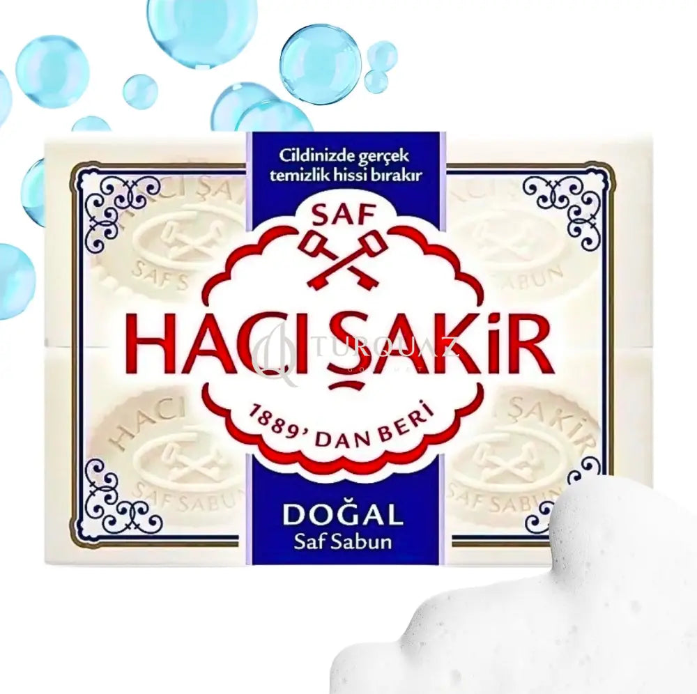 Haci Sakir Bar Soap Natural 4x150g Haci Sakir Bar Soap Natural 4x150g
