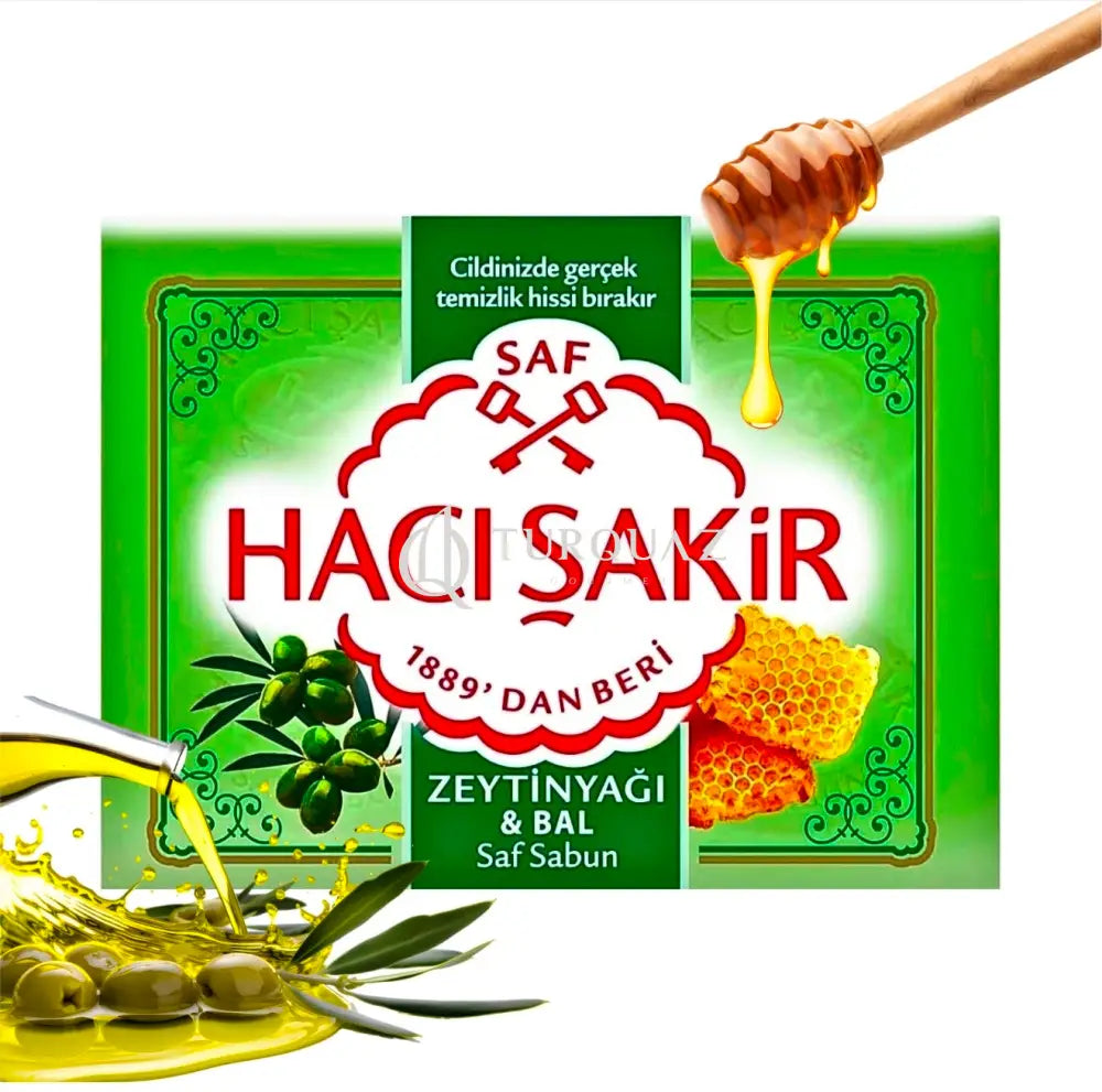 Haci Sakir Bar Soap Olive Oil & Honey 4x150g Haci Sakir Bar Soap Olive Oil & Honey 4x150g