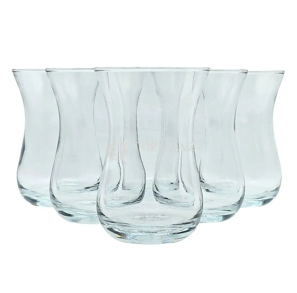 Lav Ajda 6 Turkish Tea Glasses Lav Alya 6 Tea Glasses