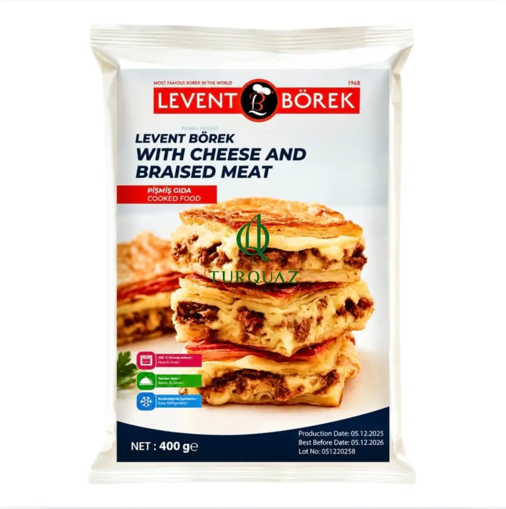 Levent Borek Cheese and Braised Meat 400g - Levent Borek Roast Beef with Cheese 400g