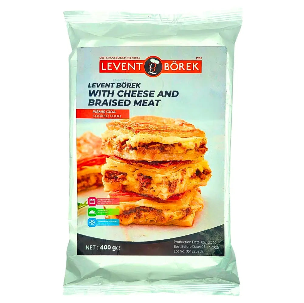 Levent Borek Cheese and Braised Meat 400g Levent Borek Roast Beef with Cheese 400g