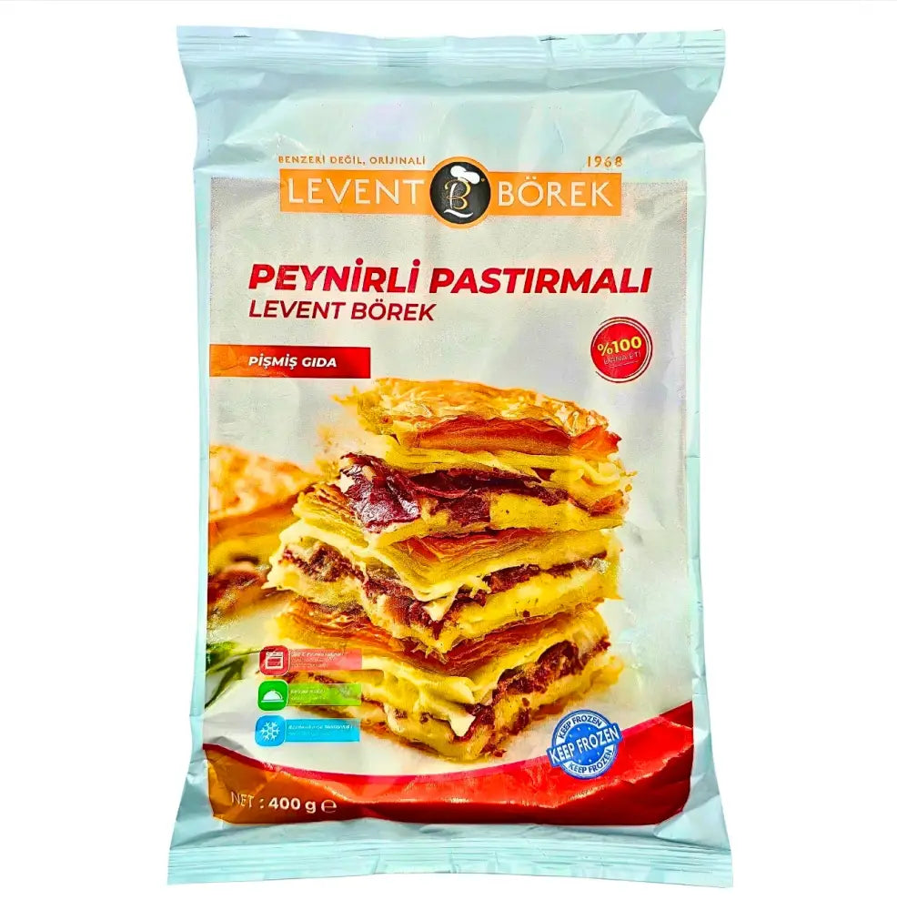 Levent Borek Pastirma and Cheese 400g Levent Borek Pastirma with Cheese 400g