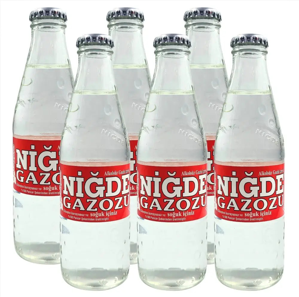Nigde Gazozu Carbonated Soft Drink 6pcsX250ml TURKISH GAZOZ