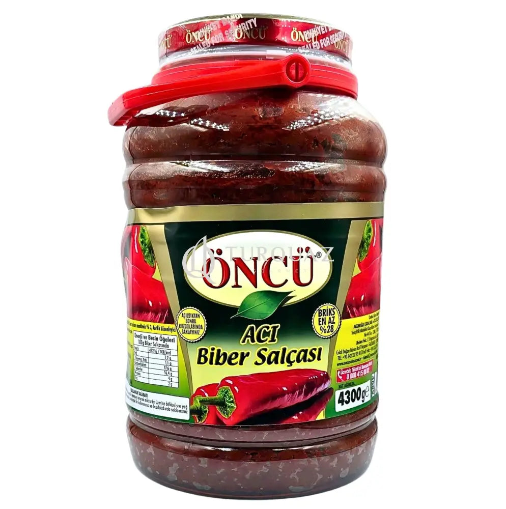 Oncu Hot Pepper Paste 4.3 Kg