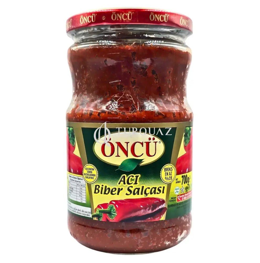 Oncu Hot Pepper Paste 700g turkish spicy tomato paste