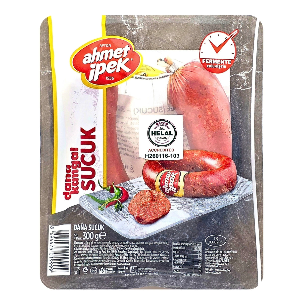 Ahmet Ipek Sucuk Kangal 300g
