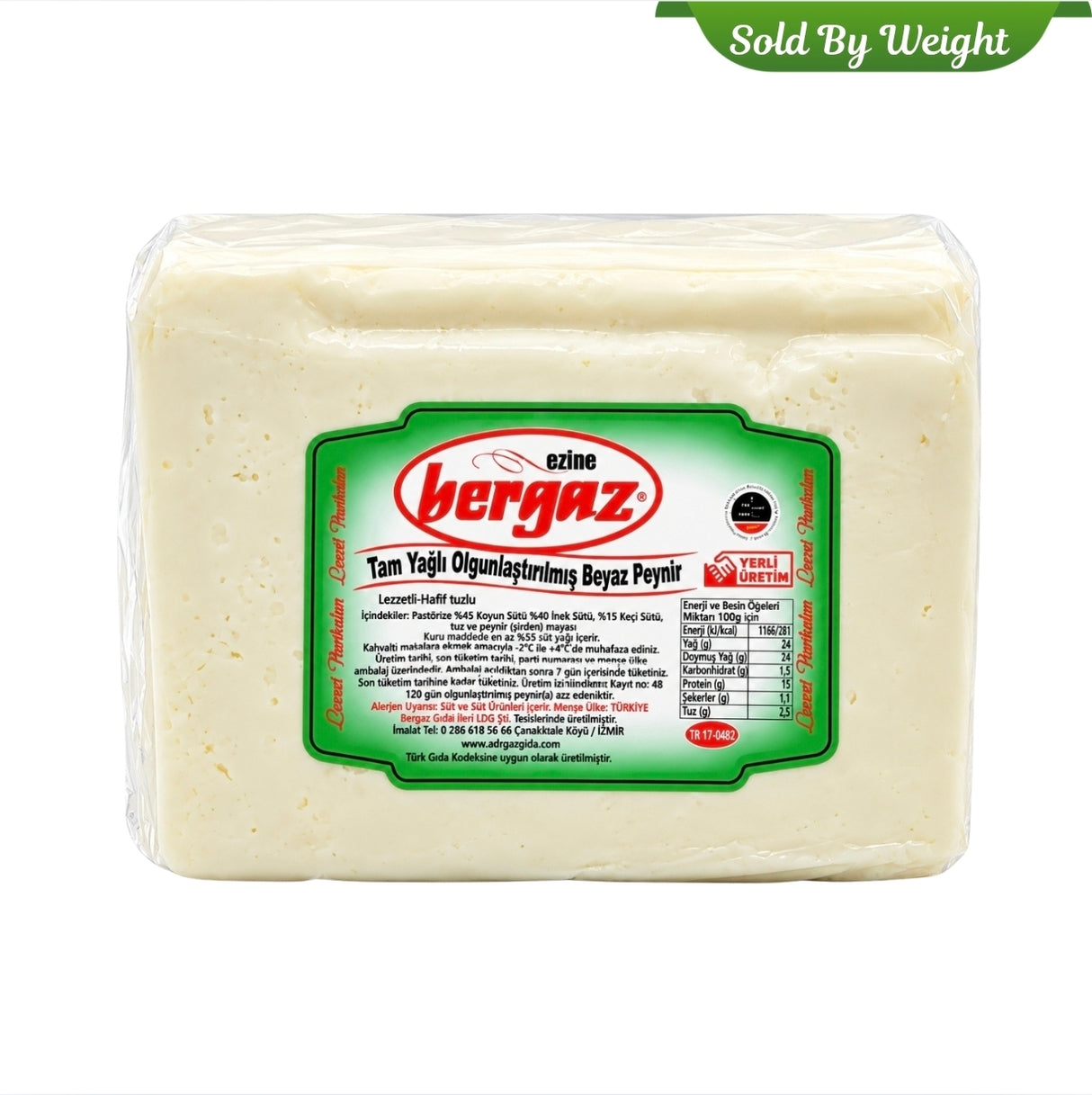 Bergaz Ezine White Cheese SBW