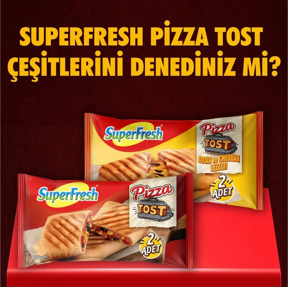 SuperFresh Pizza Toast 12x200g - SuperFresh Pizza Toast 12x200g