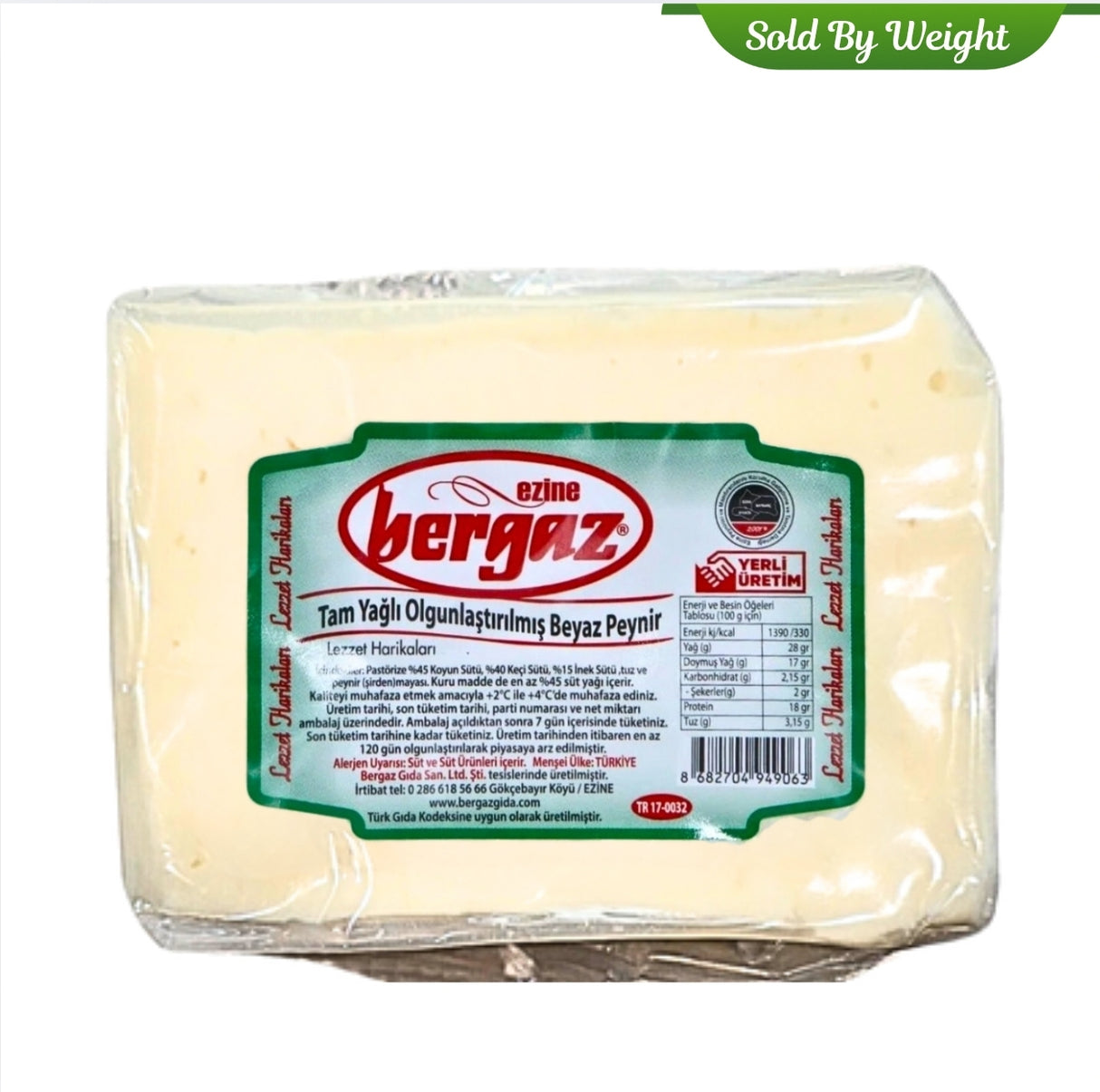Bergaz Ezine White Cheese SBW