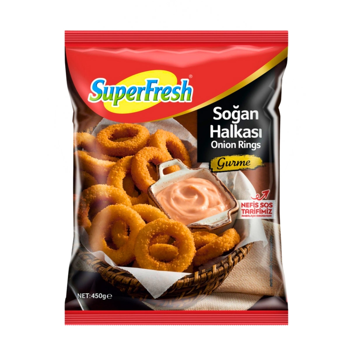 SuperFresh Gurme Onion Ring 450g