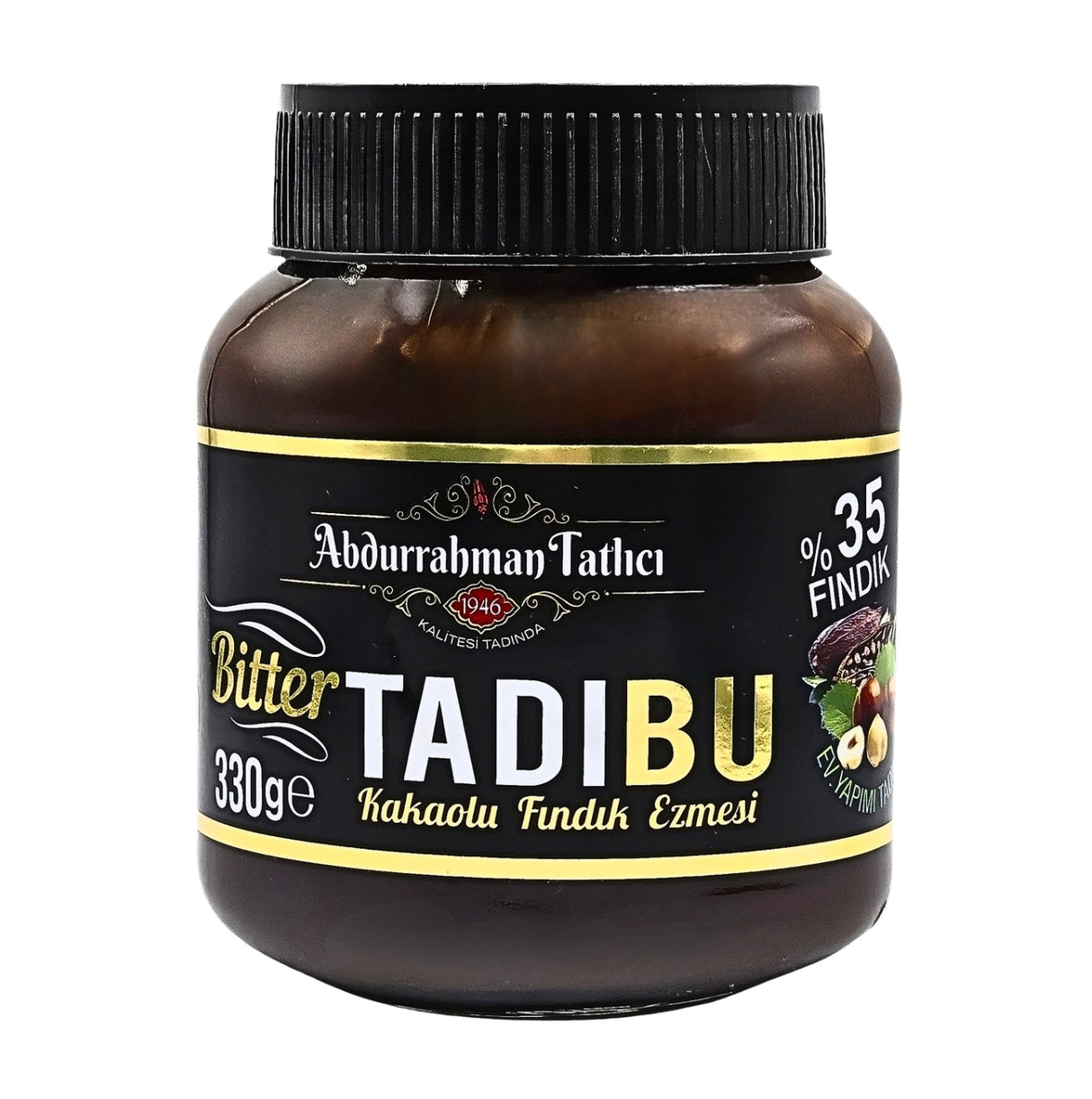 Abdurrahman Tatlici TadiBu Hazelnut Spread Bitter 330g