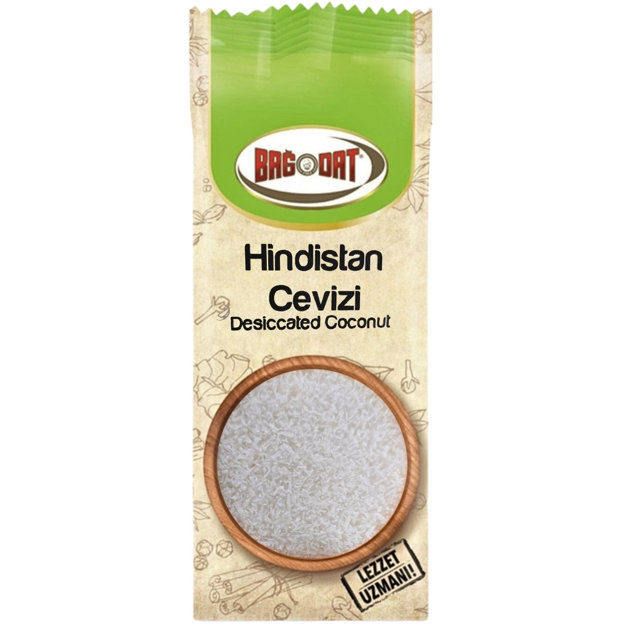 Bagdat Desiccated Coconut 50g