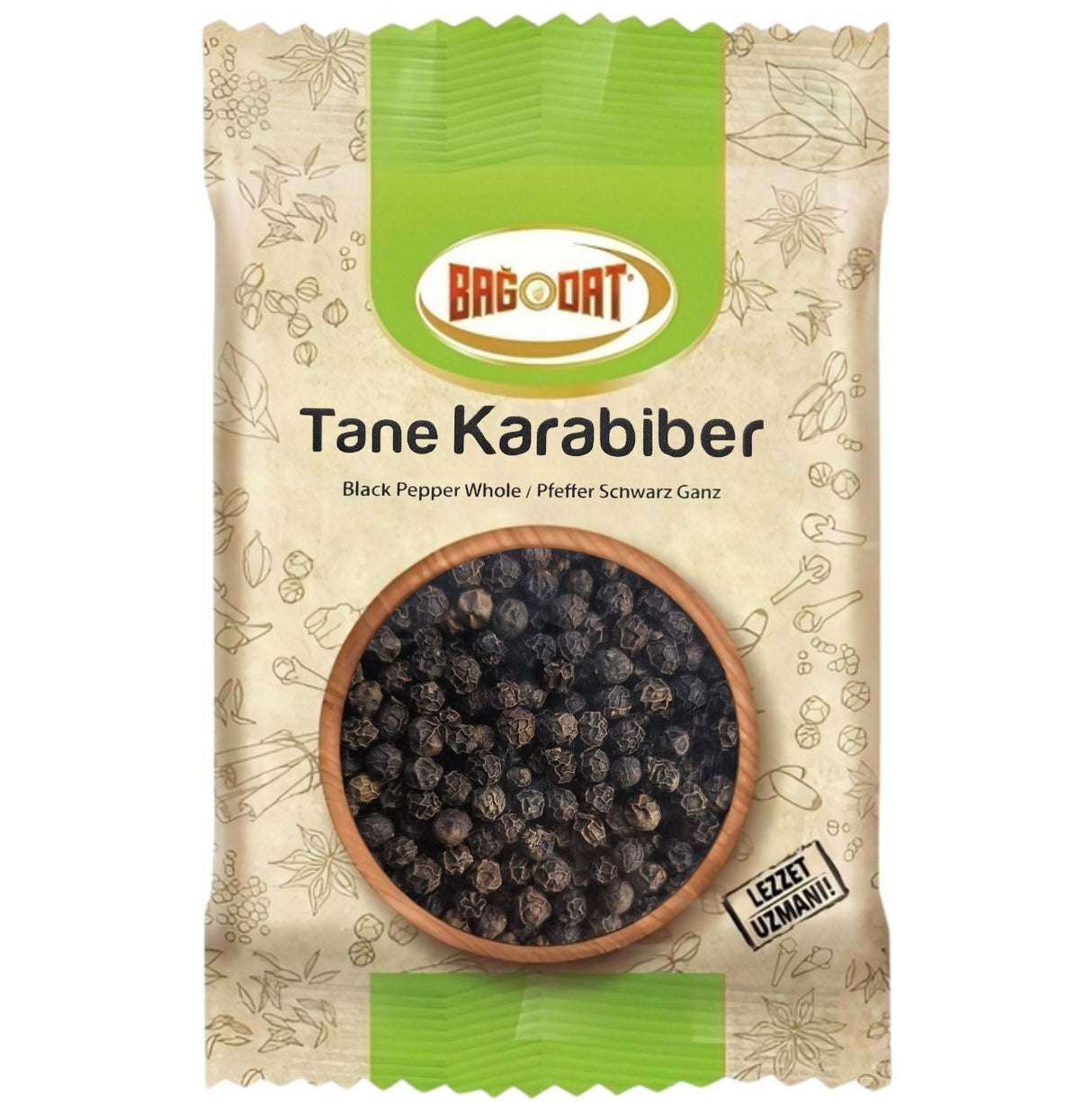Bagdat Whole Black Pepper 40g