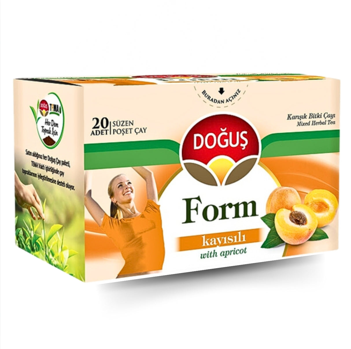 Dogus Mixed Herbal Tea With Apricot 40g