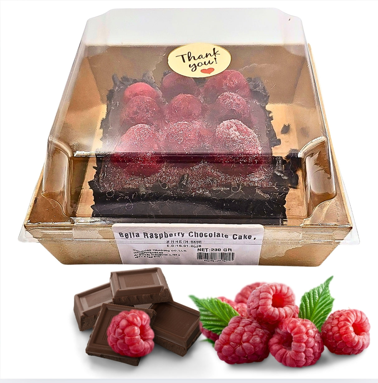Sweet Heaven Bella Raspberry Chocolate Cake 230g