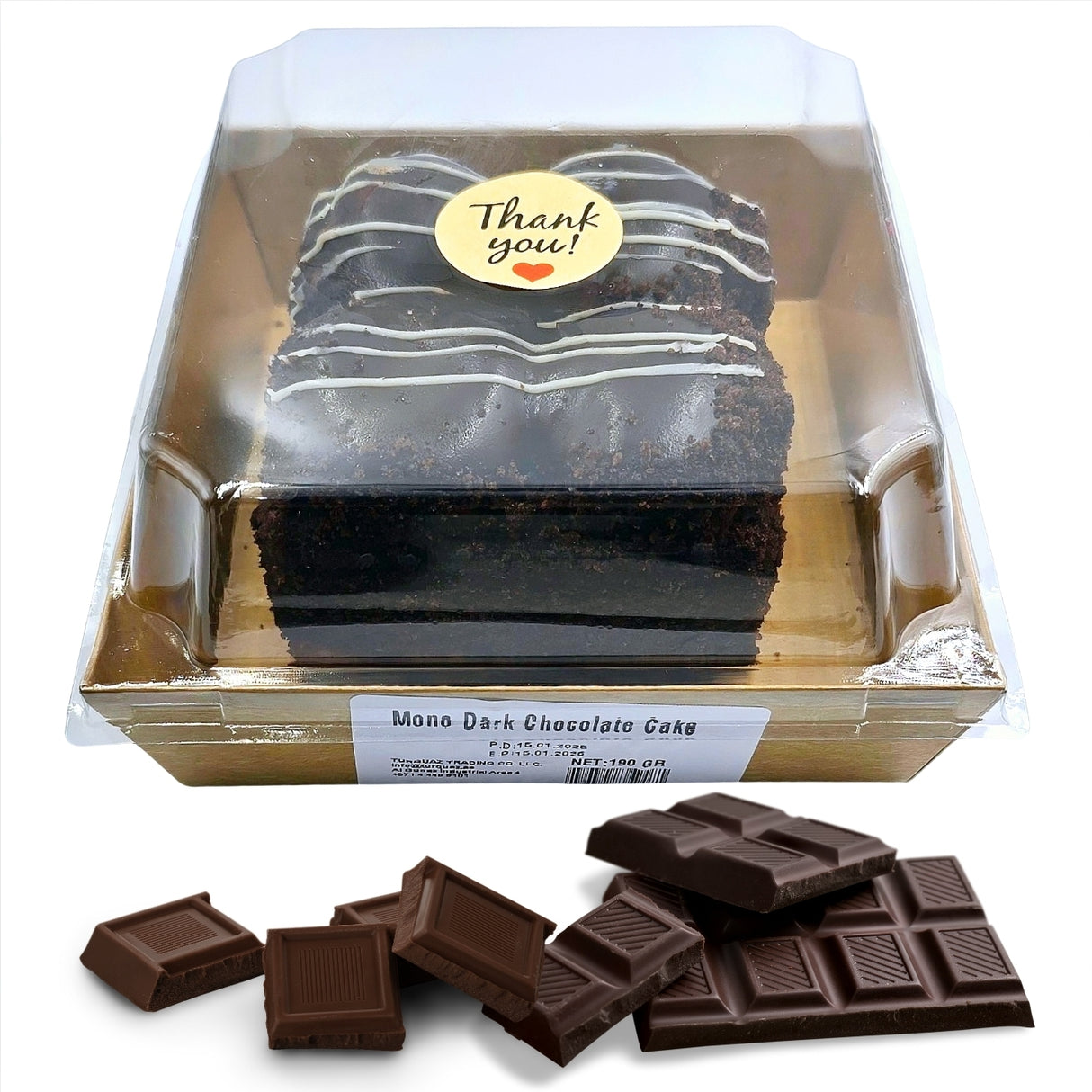 Sweet Heaven Mono Dark Chocolate Cake 190g
