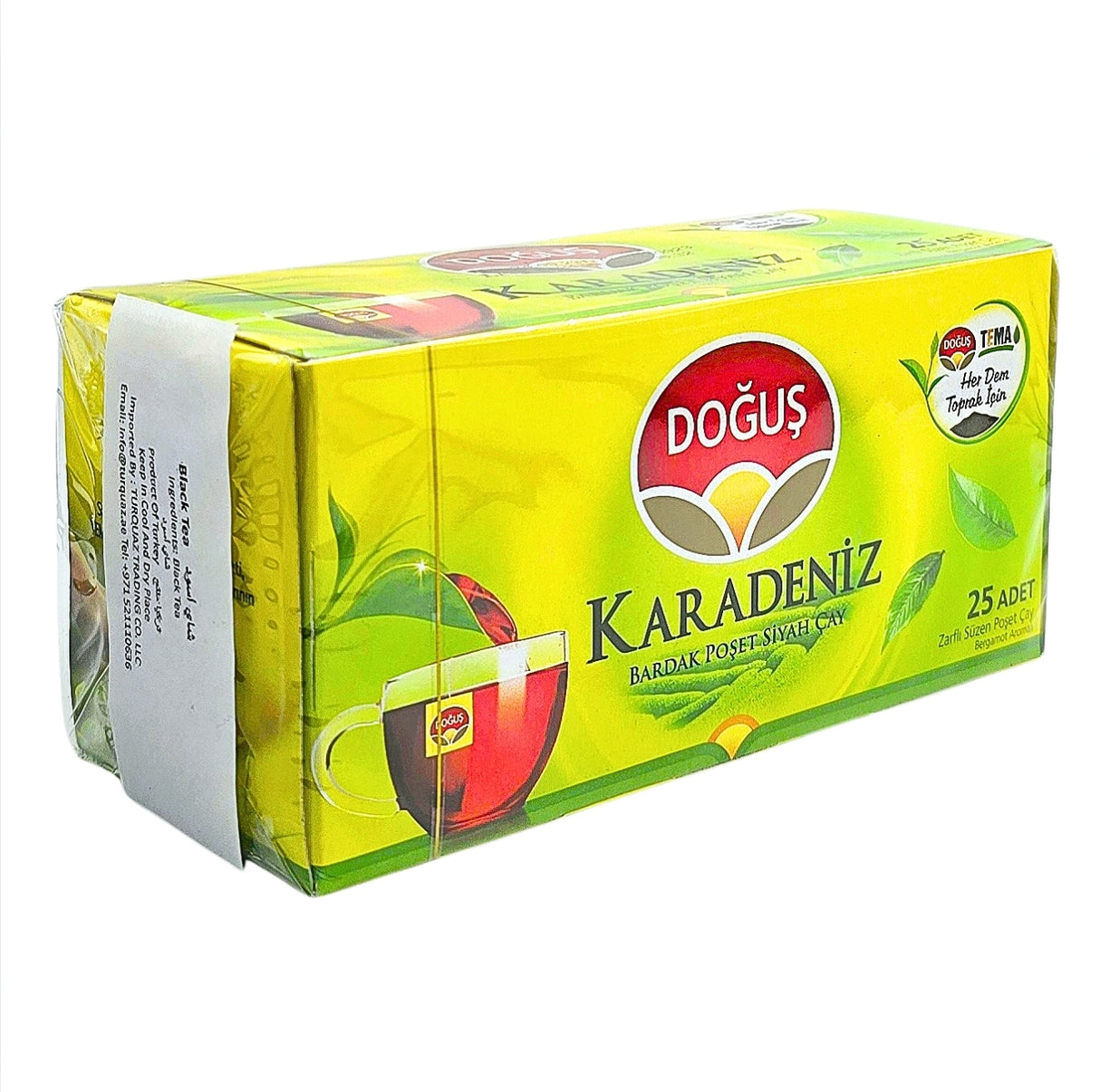 Dogus Karadeniz Teapot Black Tea Bag 25pcsX2g