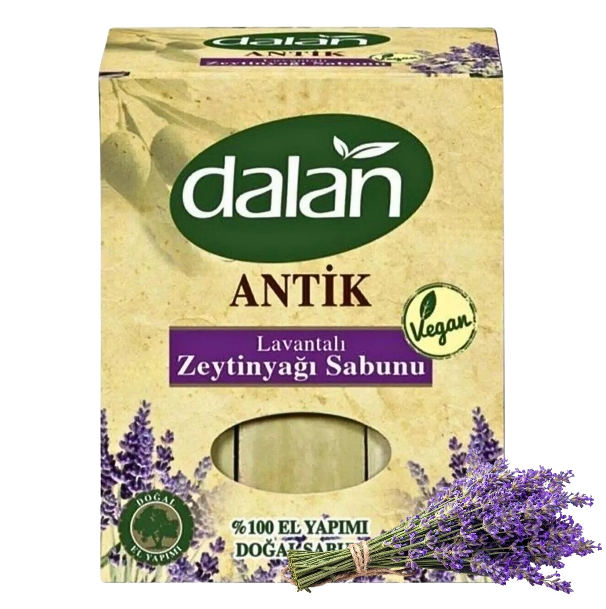 Dalan Antik Lavanta Soap with Olive Oil & Lavander 3pcsX150g