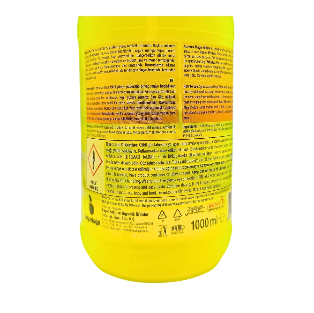 Asperox Yellow Power Ultra Oil Remover 1000ml