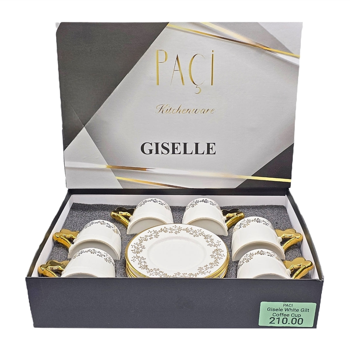 Paci Giselle Kitchenware Turskish Coffee Cup 6pcs