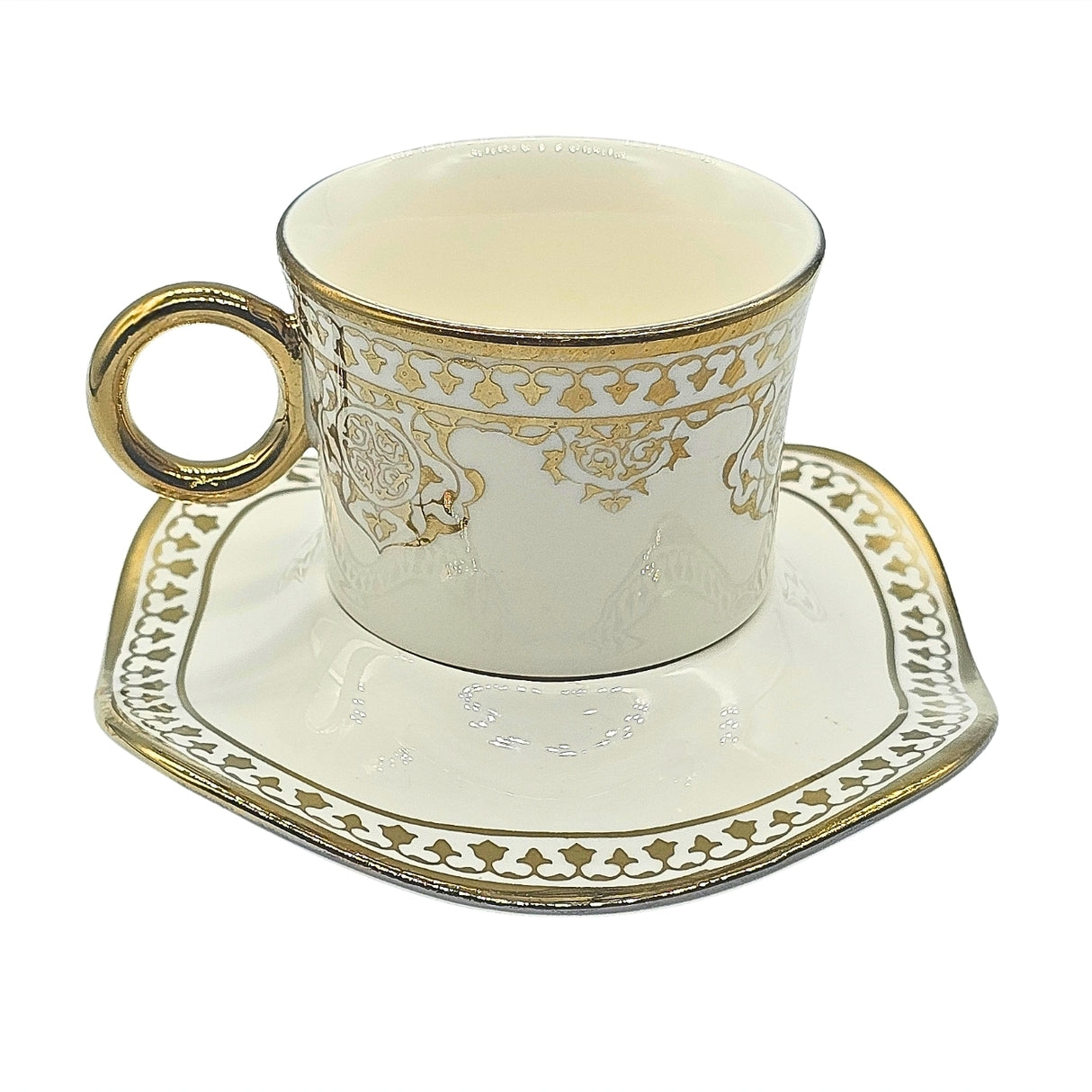 Paci Cara Porcelain Turkish Coffee Cup Set 6pcs