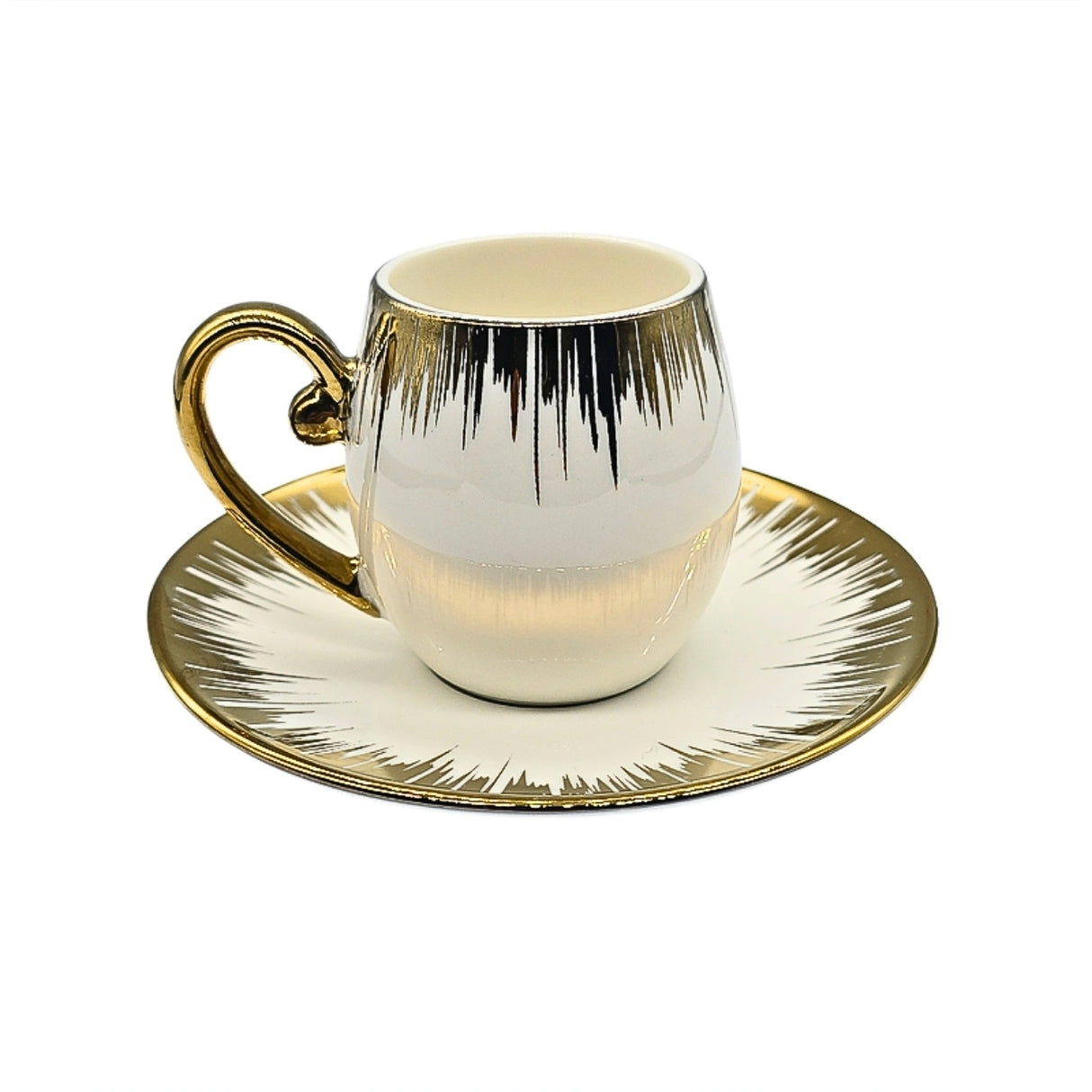 Paci Terra Porcelain Turkish Coffee Cup Set 6pcs