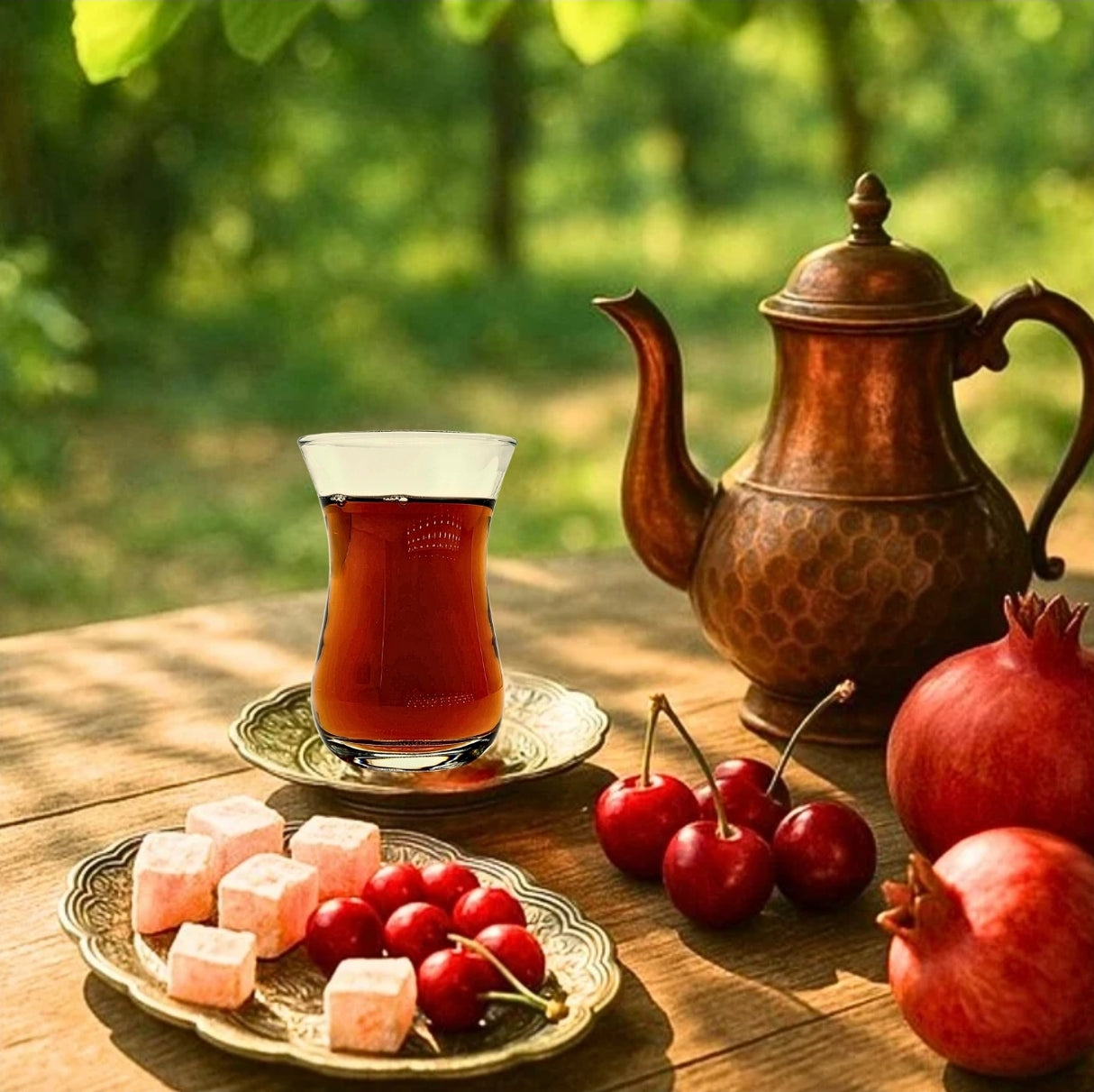 Lav Ajda 6 Turkish Tea Glasses