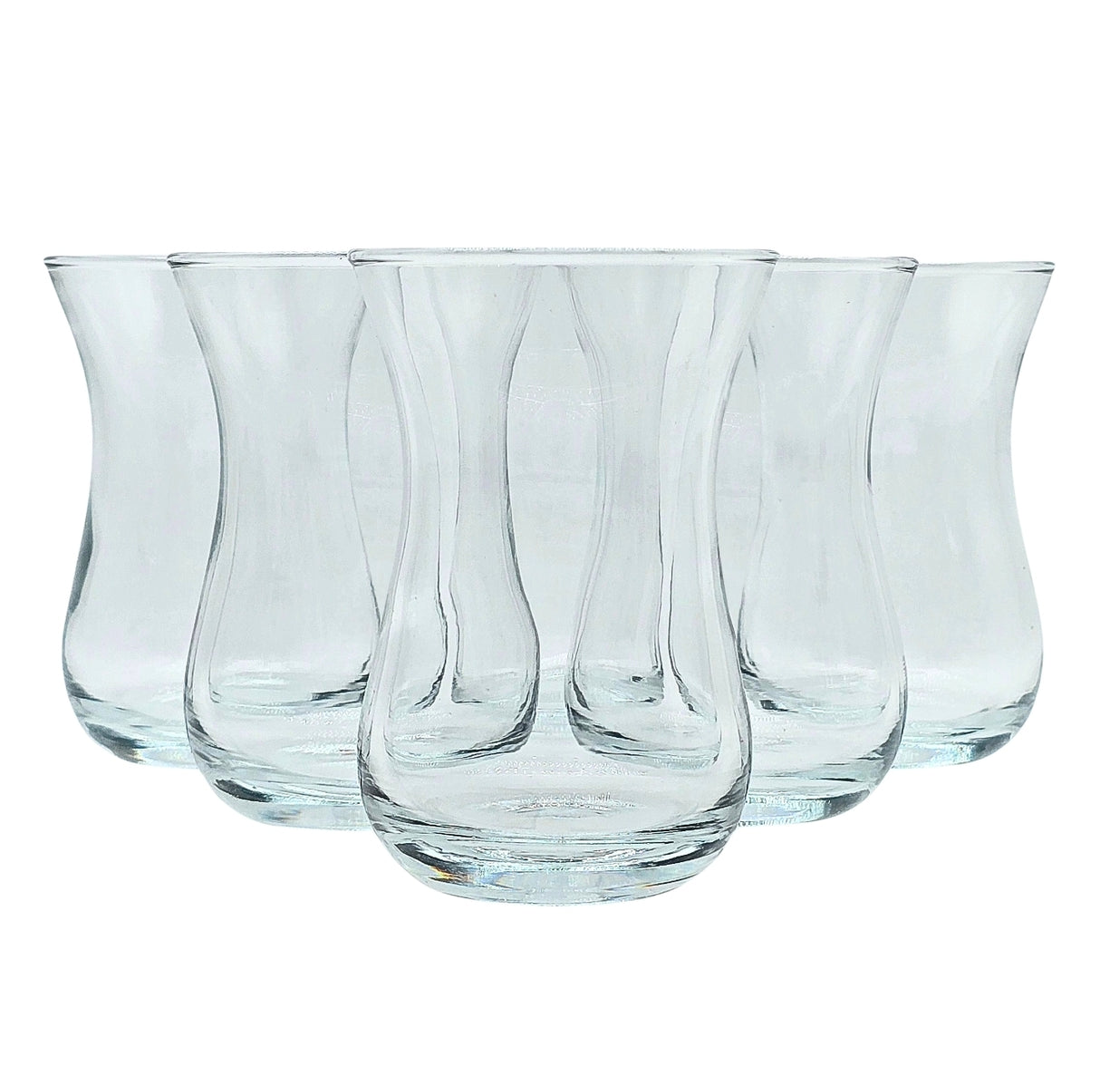 Lav Ajda 6 Turkish Tea Glasses