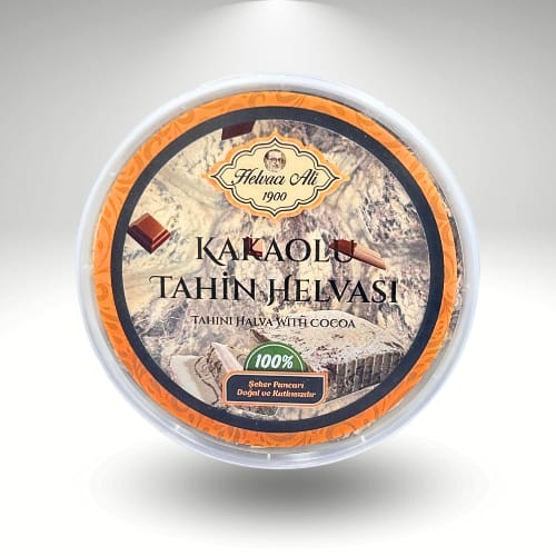 Helvaci Ali Tahini Halva With  Cocoa 500 Gr