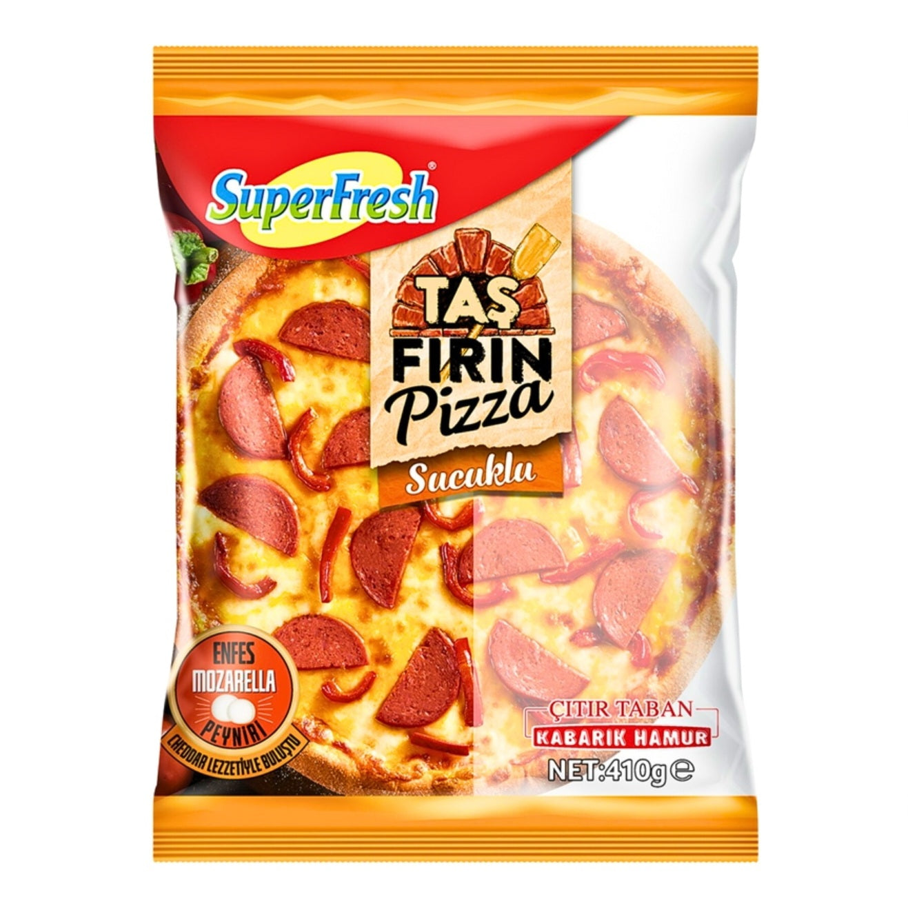 SuperFresh Pizza with Sucuk 410g