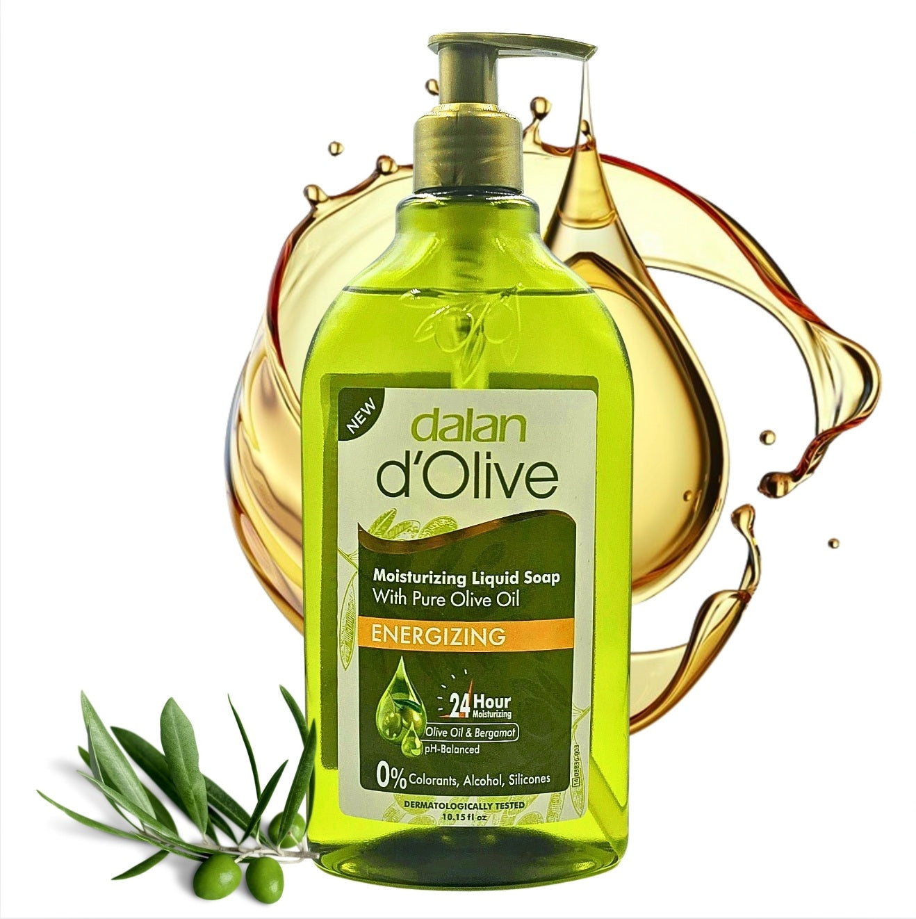 Dalan d'Olive ENERGIZING Moisturizing Liquid Soap 300ml