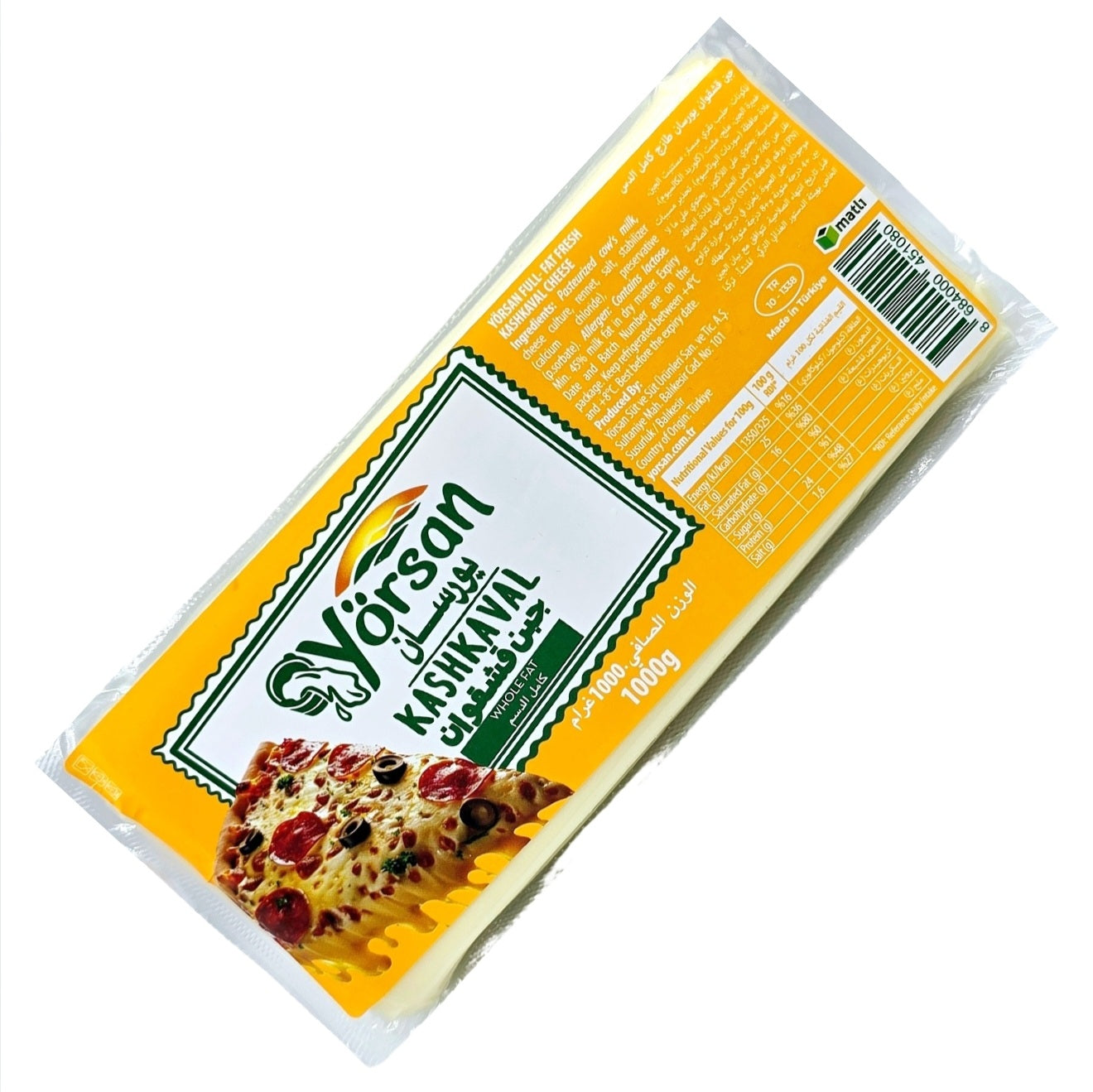 Yorsan Full Fat Kaskaval Cheese 1000g