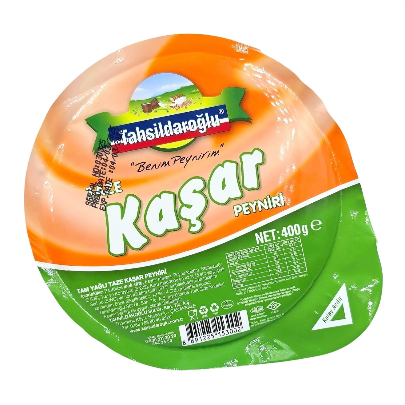 Tahsildaroglu Kashkaval Cheese 400g