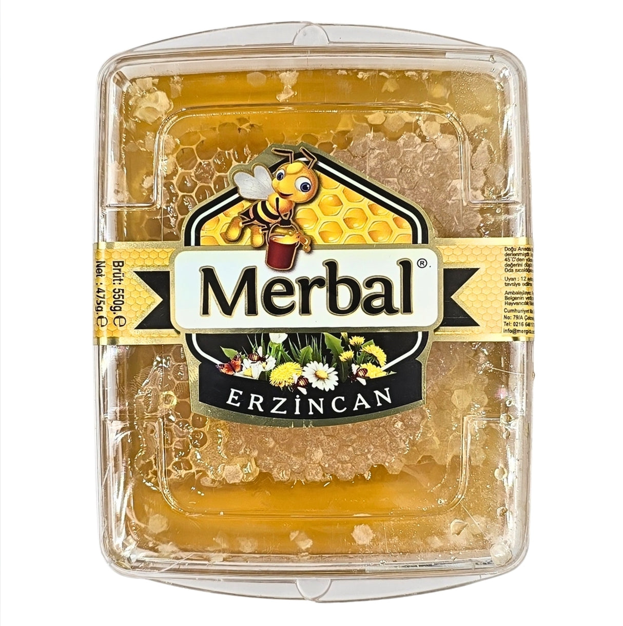 Merbal Akasya flower Honey Comb 475g