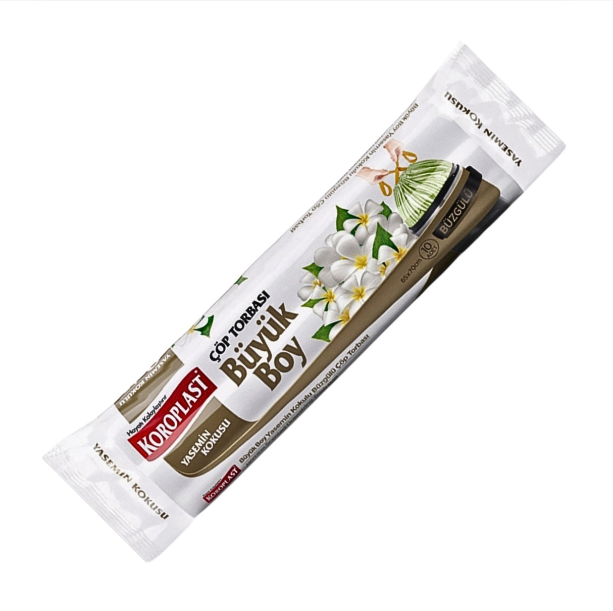 Koroplast Jasmine Scented Drawstring Large Garbage Bag Green 10X65X70cm