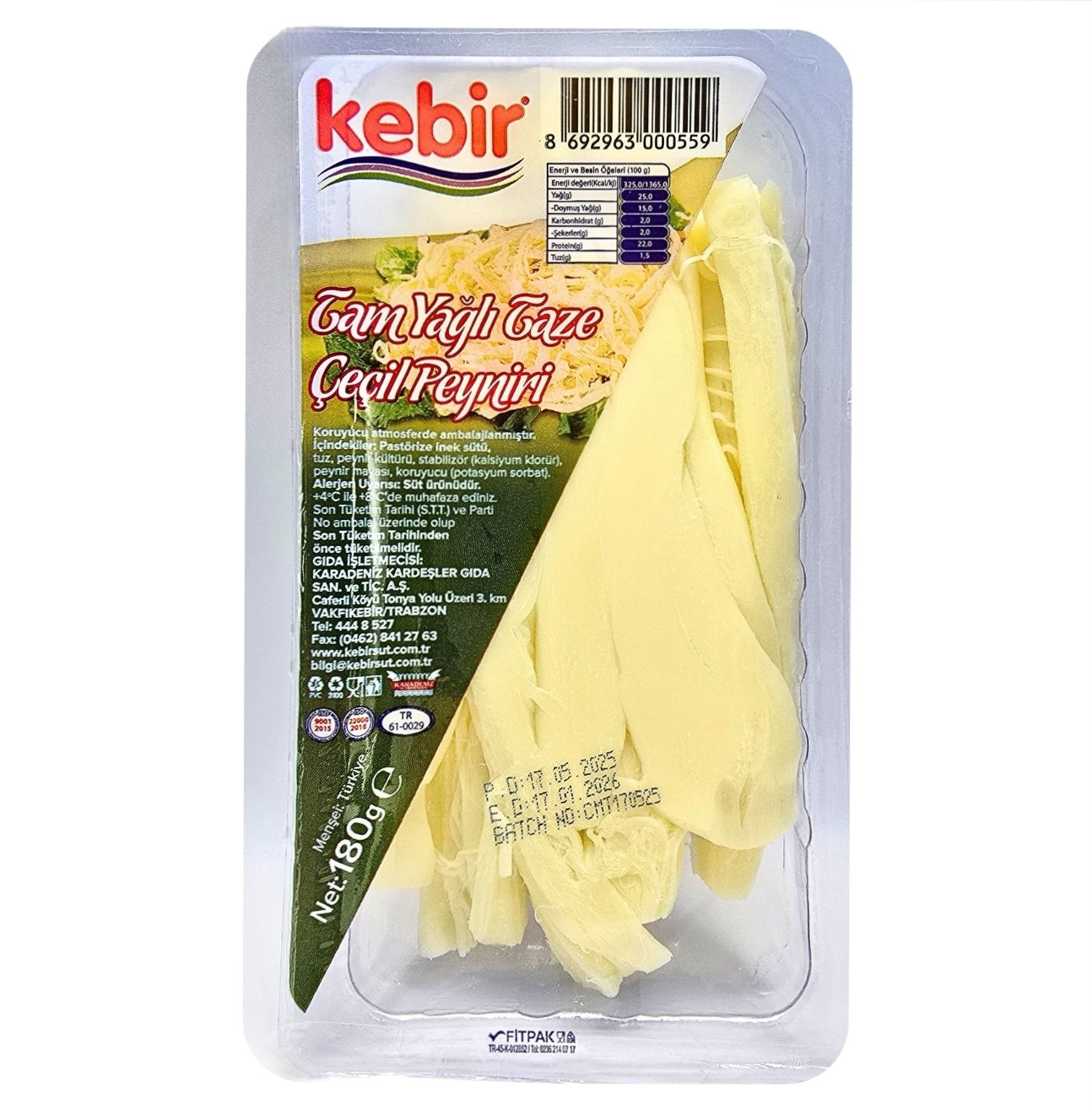Kebir Cecil Cheese 180g