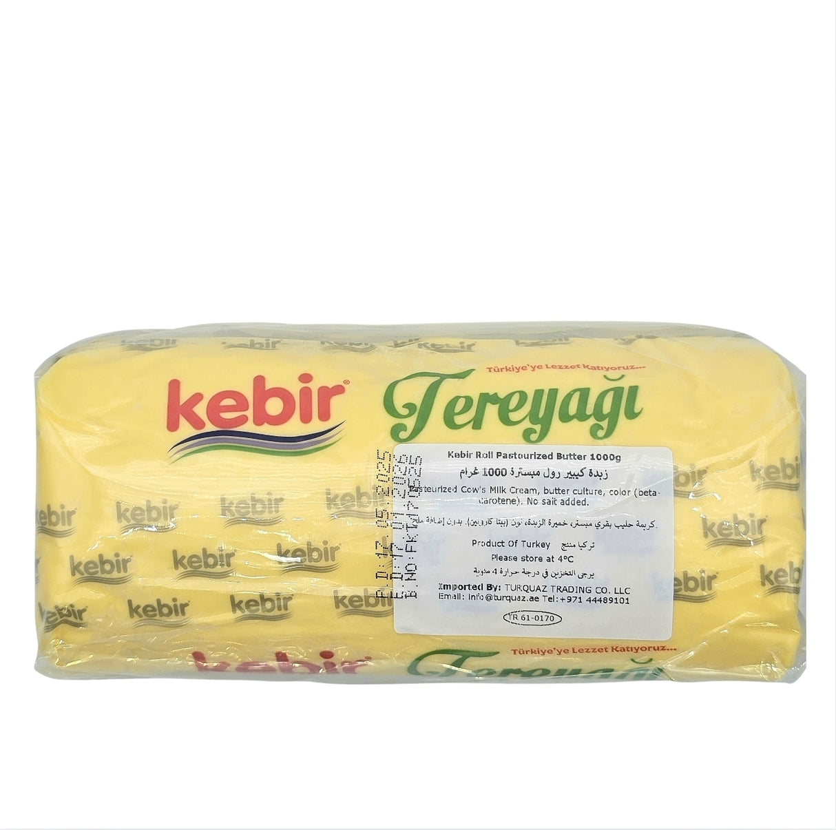 Kebir Roll Pastourized Butter 1000g