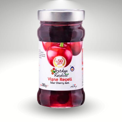 Antalya Recelcisi  Sour Cherry Jam 380 Gr