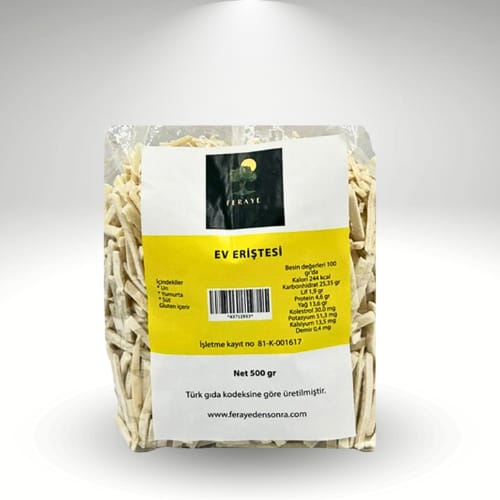 Turkish Noodle with Egg ( Eriste ) 500Gr