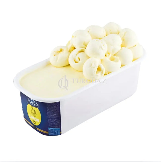 Alpedo Lemon Ice Cream 4kg - Alpedo Lemon Ice Cream 4kg